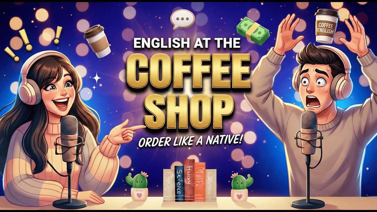 English in Daily Life Real English at the Coffee Shop   Order Like a Native & Learn Fluent Way!