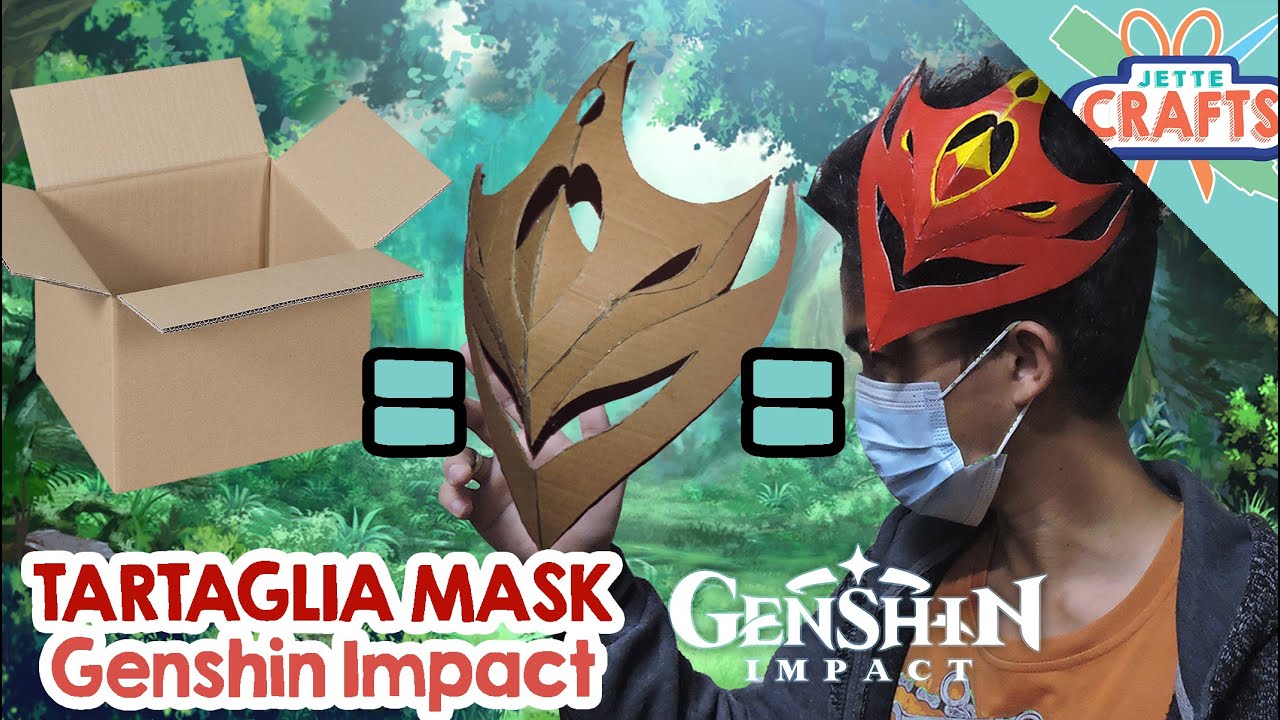 Tartaglia Cardboard Mask Tutorial
