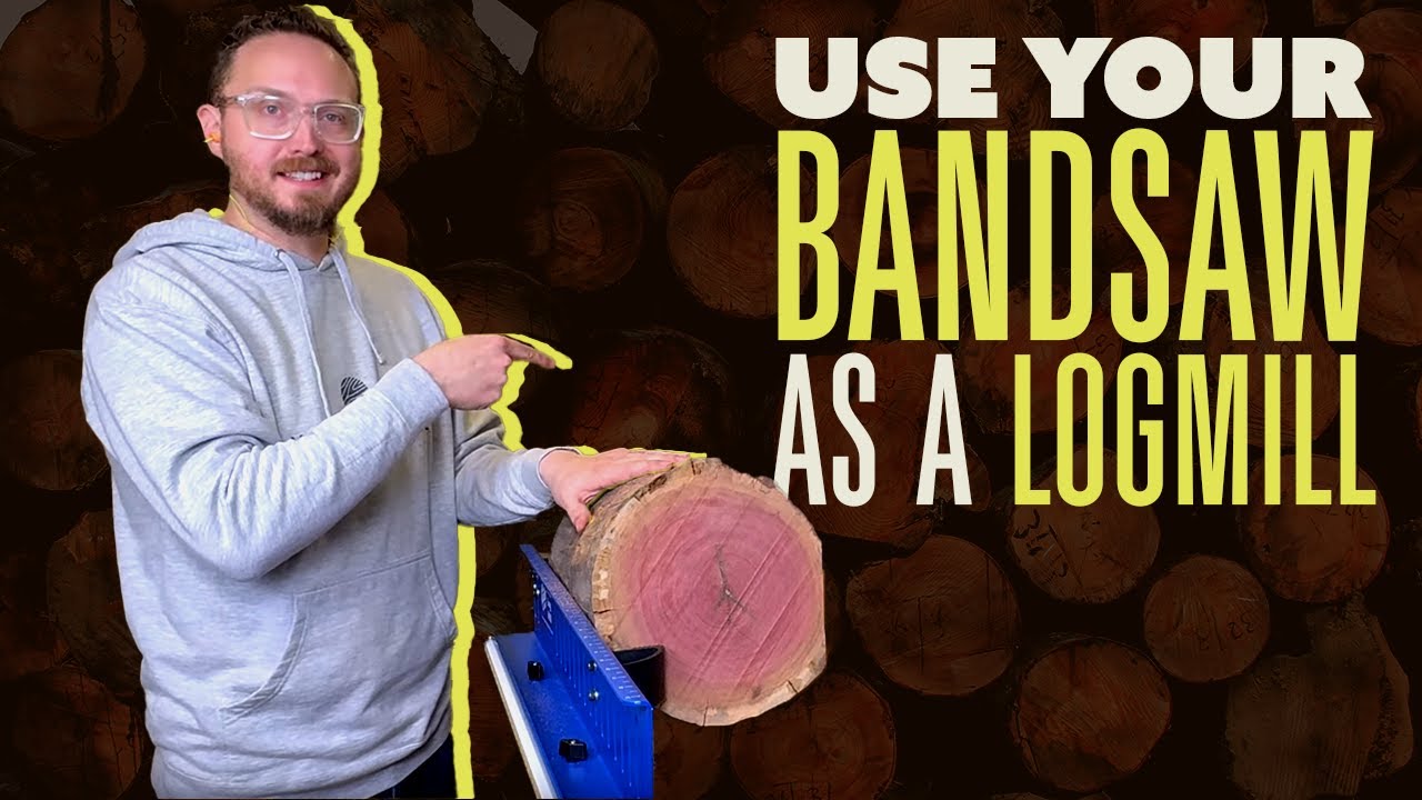 Turn Your Bandsaw Into a Log Mill with the AccuRight!