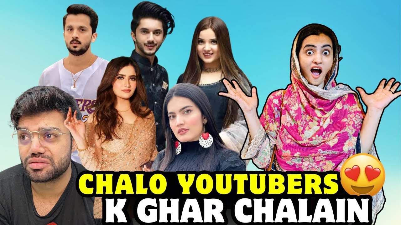 Youtubers say milnay un k ghar chalain 🤔 Un ka kiya reaction hoga 😩 Milain gay ya nahi 😔
