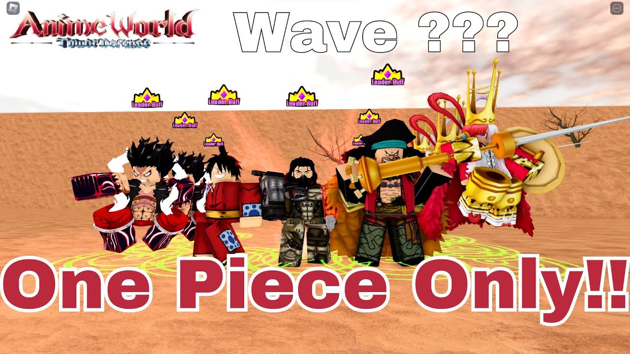 One Piece Unit Vs Infinite Mode (How Far Can They Go) | AWTD Challenge