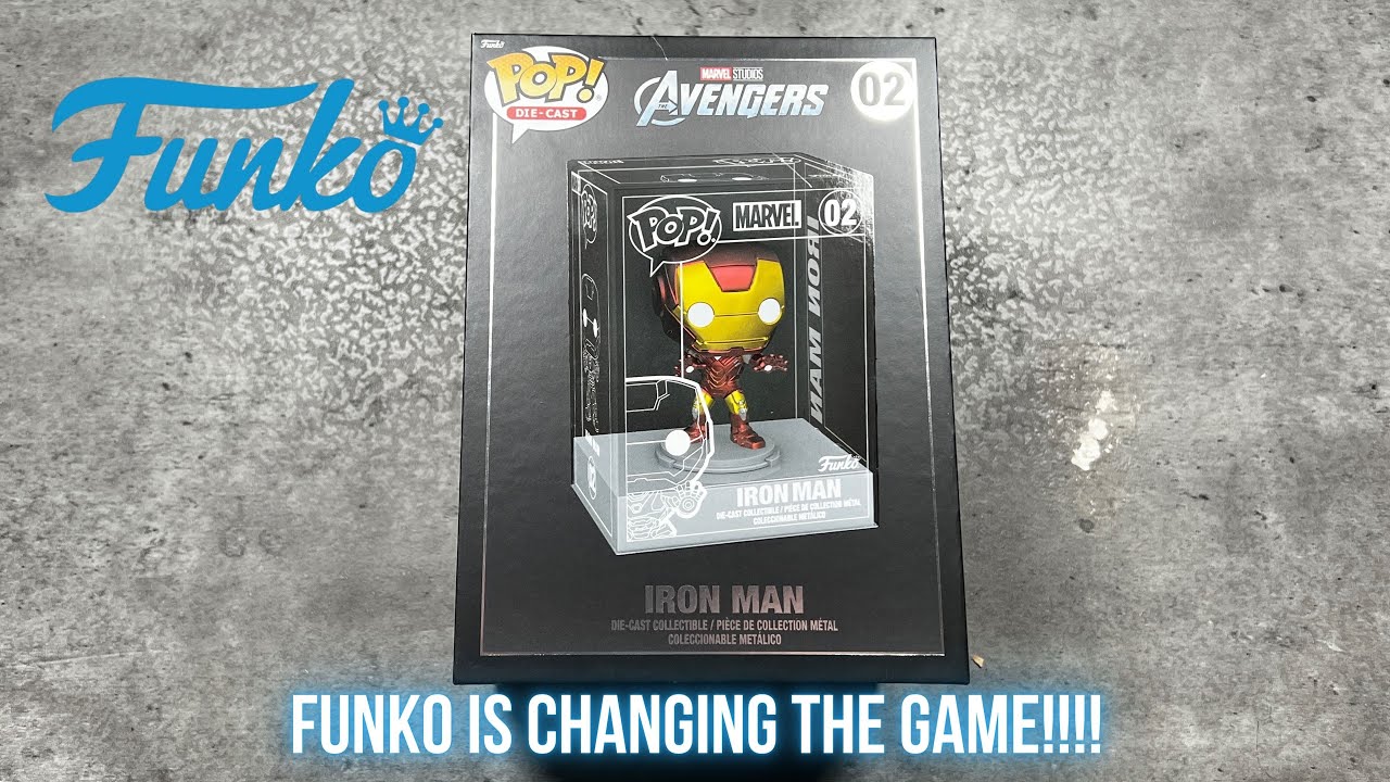 Unboxing the new Iron Man Die Cast Funko Pop!!!!