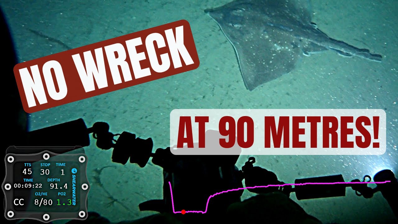 Shipwreck Hunt at 90 Metres Goes Completely Unexpected