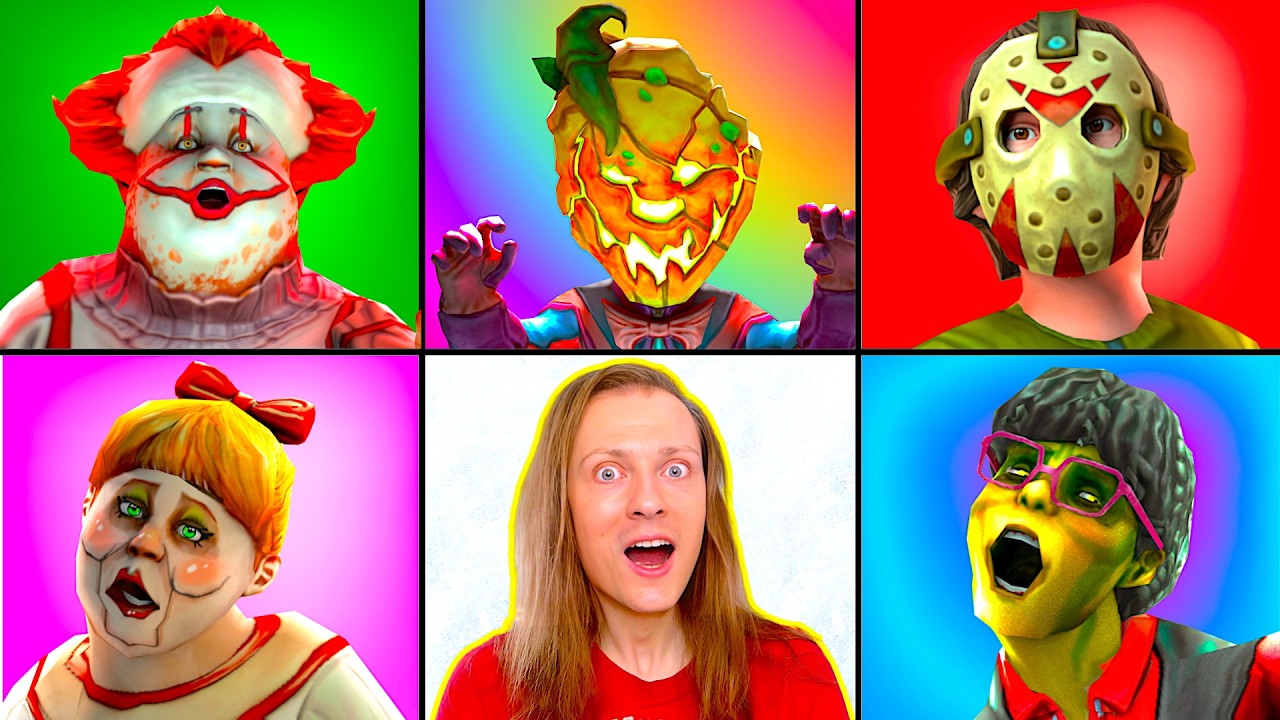 ICE SCREAM 8 J’AI ACHETÉ TOUS LES SKINS HALLOWEEN ! Délires de Max