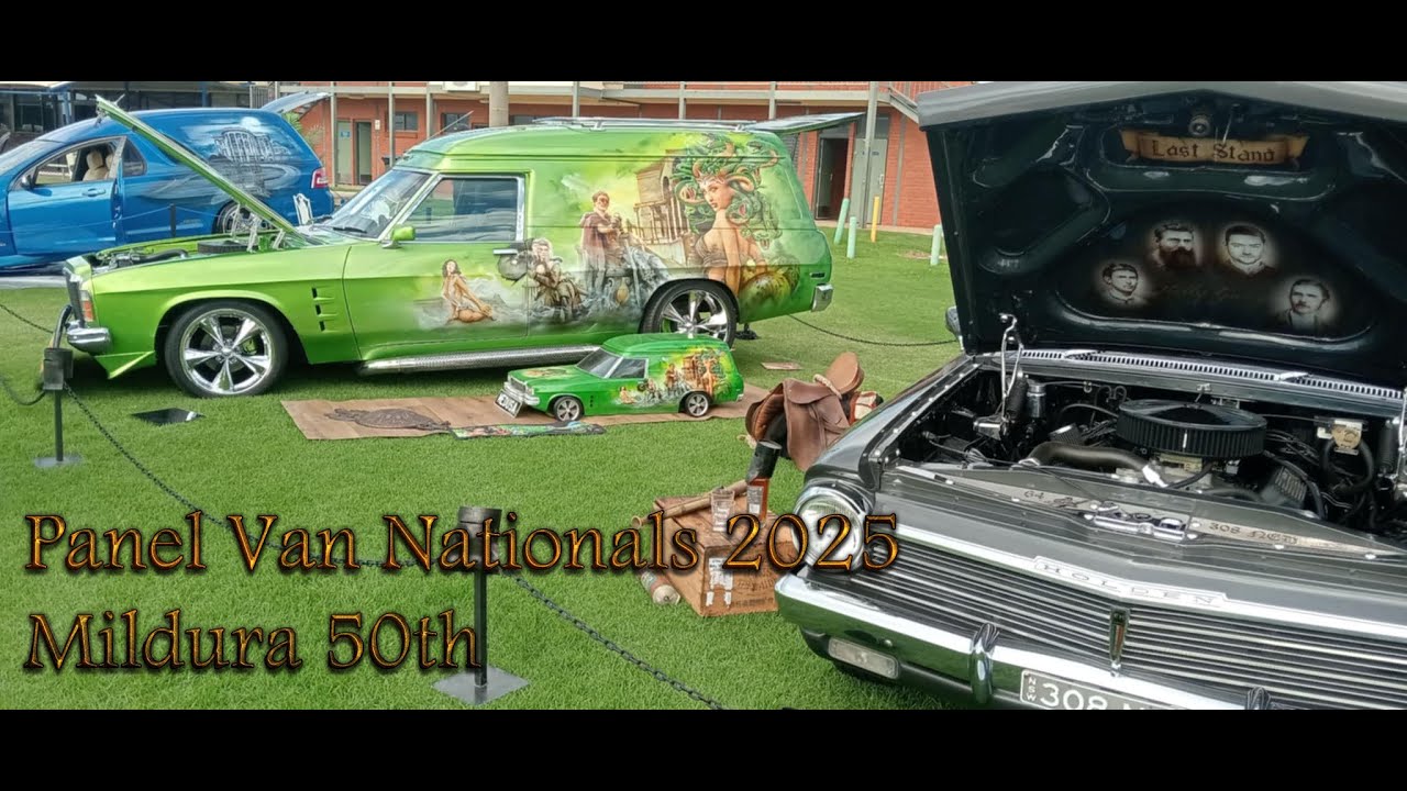Panel Van Nationals 2025 Mildura 50th