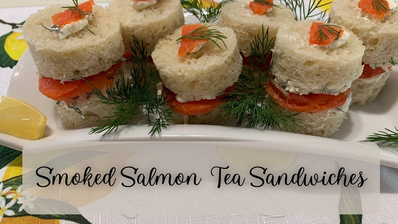 Smoked Salmon & Cream Cheese Tea Sandwiches | Afternoon Tea Sandwiches