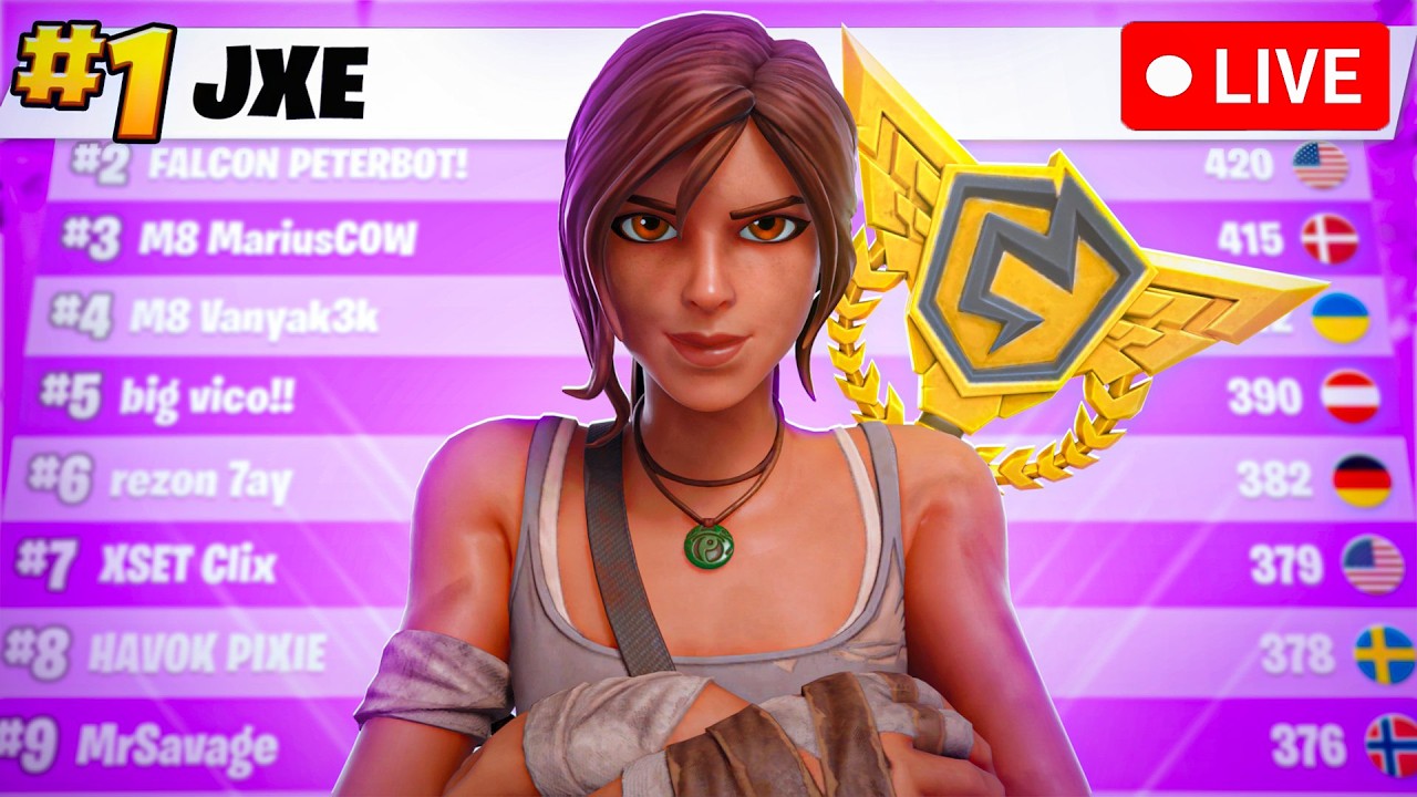 🔴LIVE - WINNING SOLO VICTORY CUP!