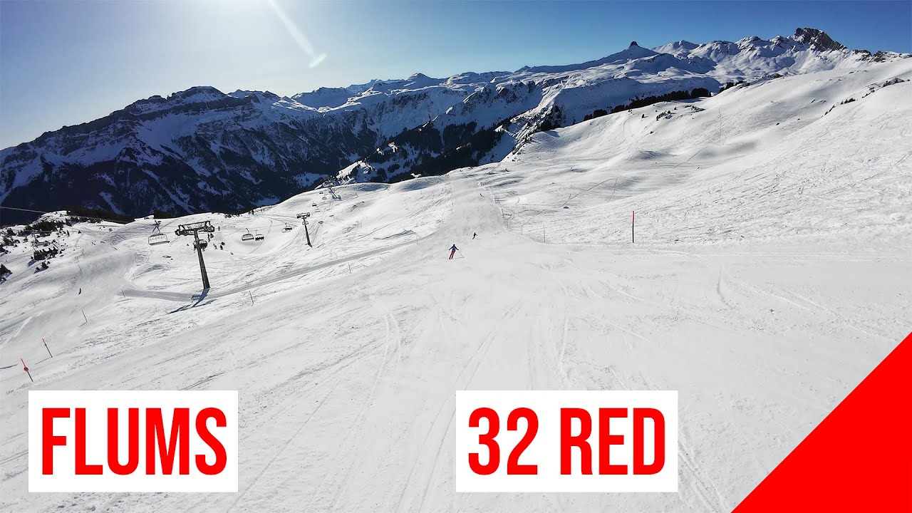 Flumserberg, 32 🔴 RED (Maschgenkamm - Pan&uuml;&ouml;l) #2 🇨🇭