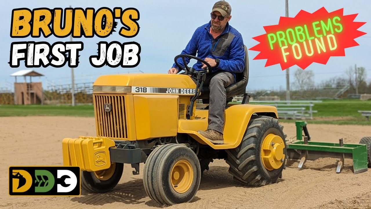 I Put My Newly Restored 318 John Deere To Work And Found Some Issues