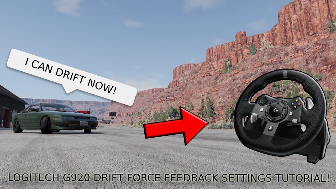 LOGITECH G920 FFB TUTORIAL FOR DRIFTING (BeamNG, Asseto and other games)