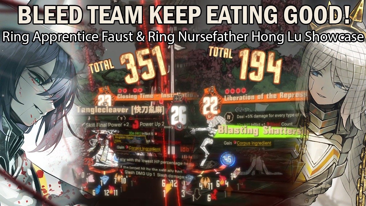 [Limbus Company] STACKING BLEED KEEP GETTING EASIER! - Ring Faust & Ring Hong Lu Showcase