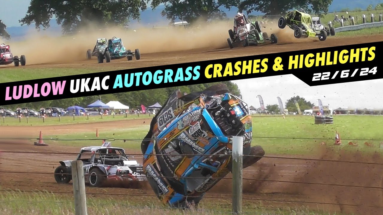 Autograss Crashes & Highlights, UKAC Round 1 (Ludlow), 22/6/24
