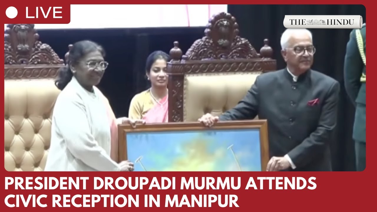 President Droupadi Murmu attends civic reception in Manipur