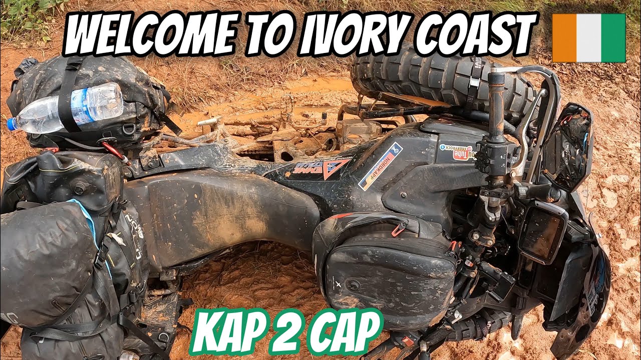NorthCape/CapeTown (11) La Costa D'Avorio e il suo fango terribile, AfricaTwin inarrestabile