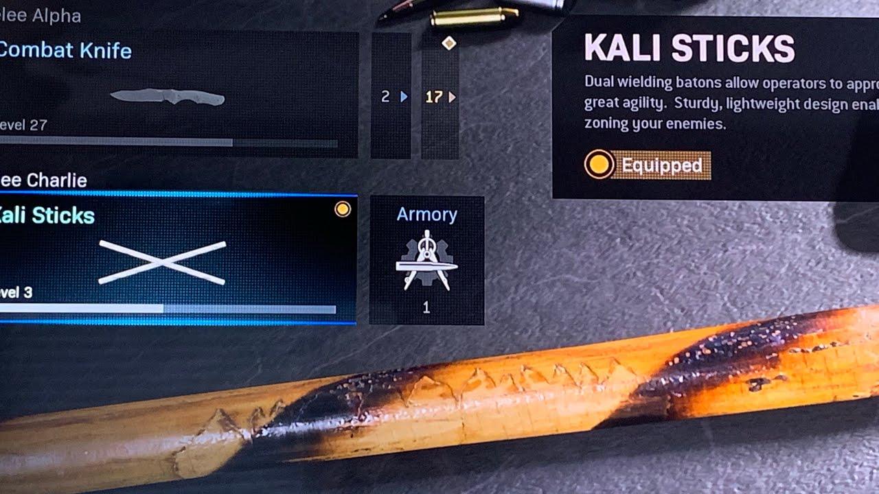 How to get the kali sticks without multiplayer