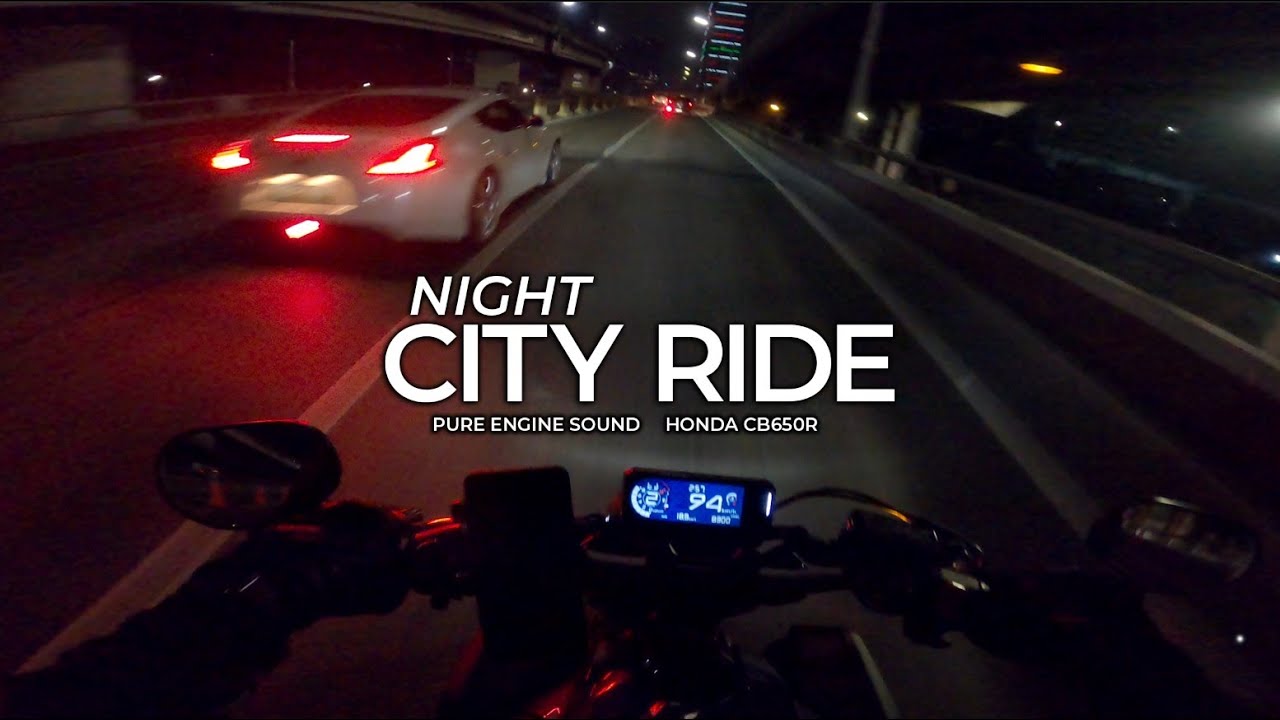 Night City Ride | Raw Onboard Sound | Honda CB650R 2021 | 4K