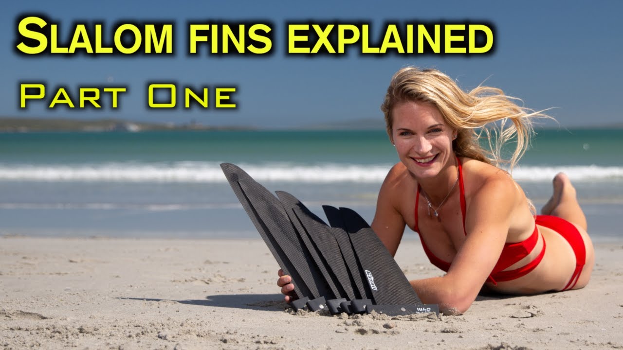Windsurf slalom fins explained (Part 1): All you need to know ~ Flex, lift, rake, twist, sizes, etc.
