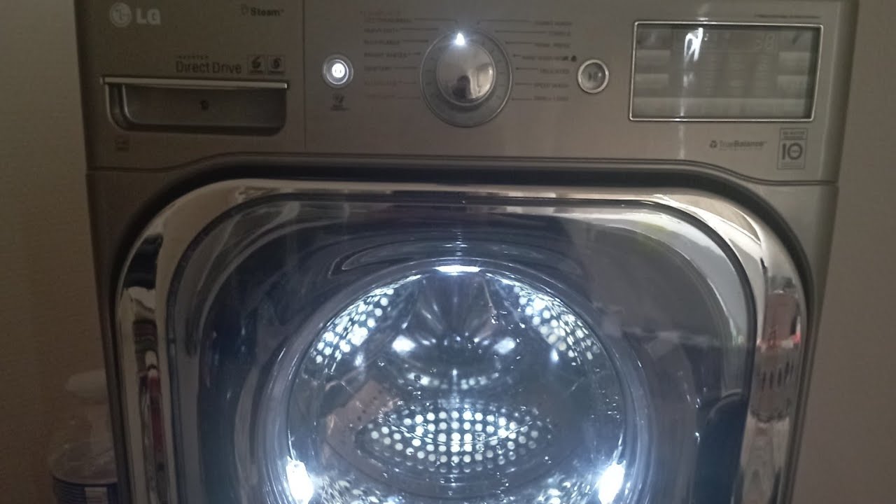 Mini LG 6 motion DEMO model washing machine -  Full overview & operation