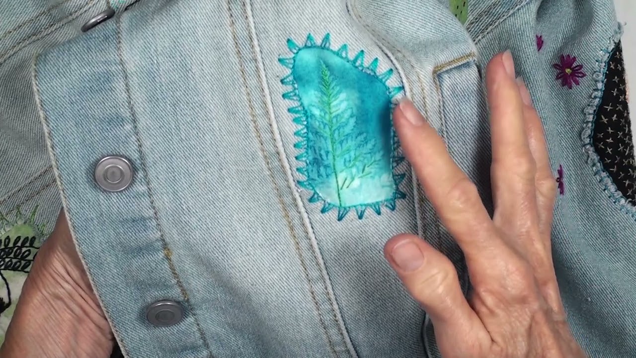 Denim Jacket Embroidered Patches 6 to 9