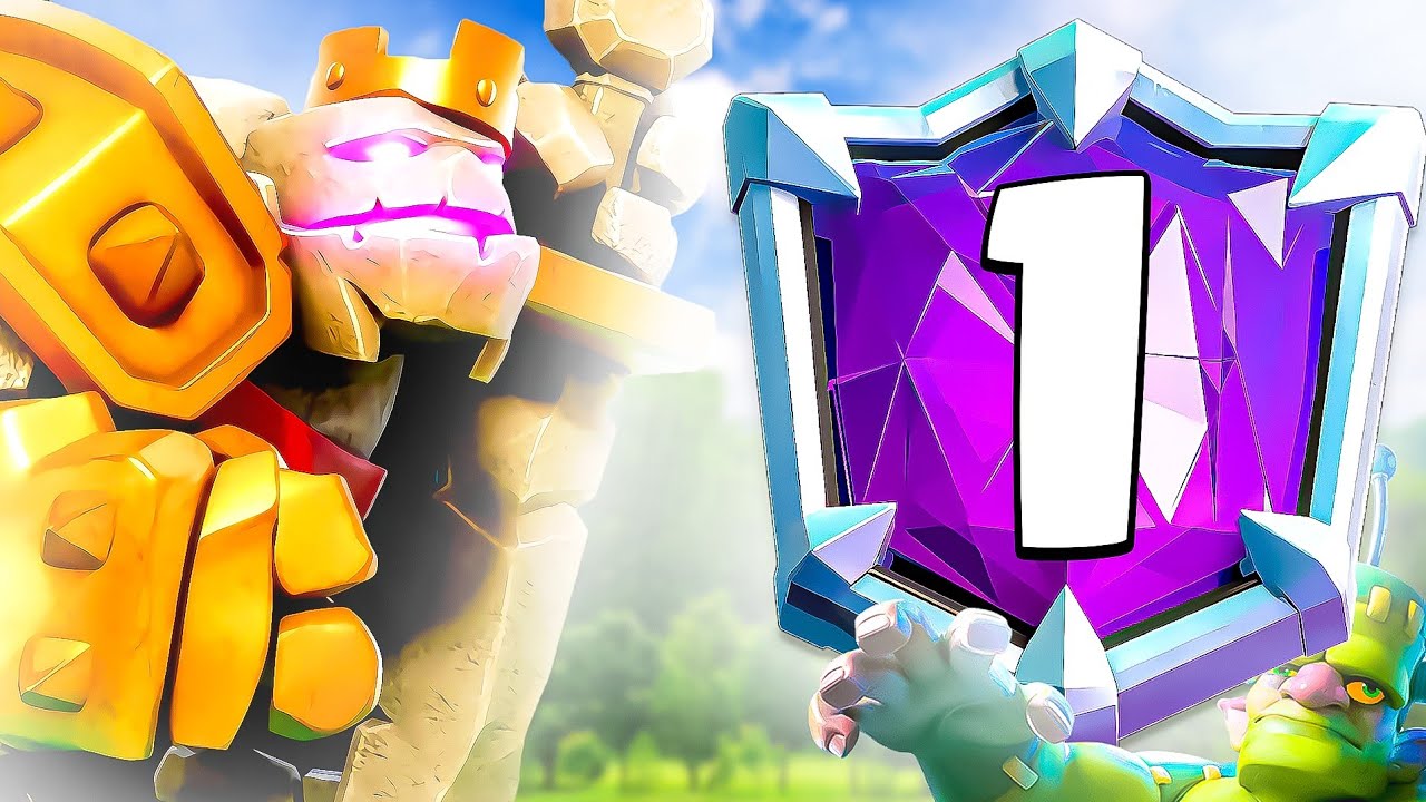 Push Top Ladder With Golem Deck with Specter 🚀🔥