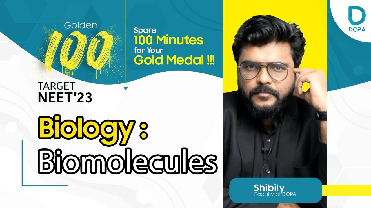Biology | biomolecules | Dr Shibily | REVISION SERIES #neet2023