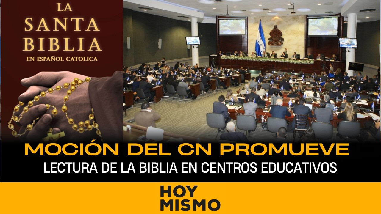 CN aprueba una moción para impulsar la lectura de la Biblia en los centros educativos.