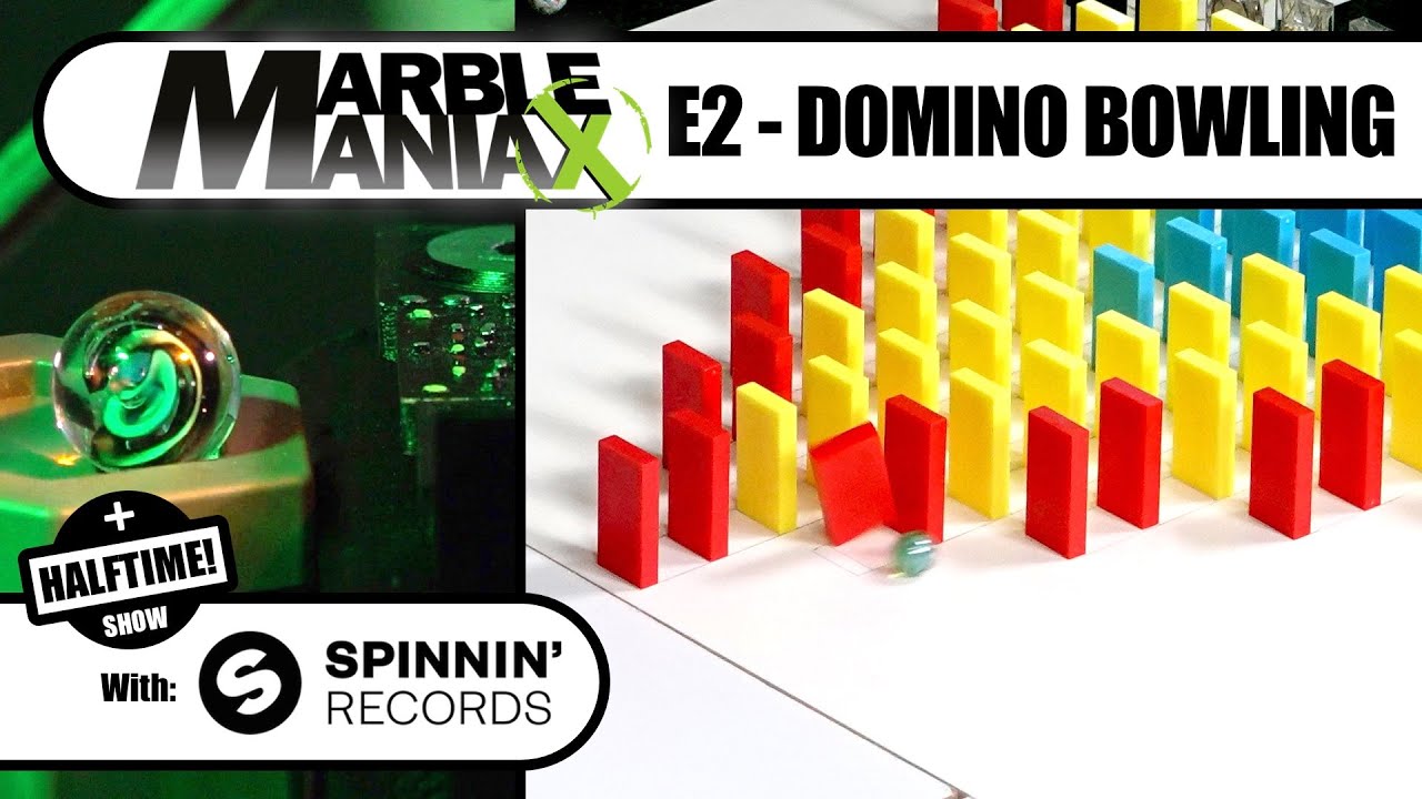 Marble ManiaX E2 Domino Bowling - feat. Ti&euml;sto (Spinnin' Records)