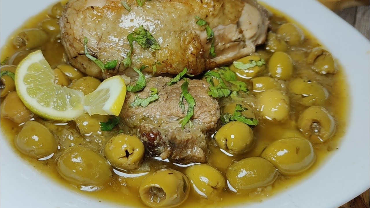 طاجين الزيتون بنة الأعراس و رمضان 🌛مع السر باه تجيك المريقة عاقدة وبنينة 👌 سجلو الوصفة عندكم 👍