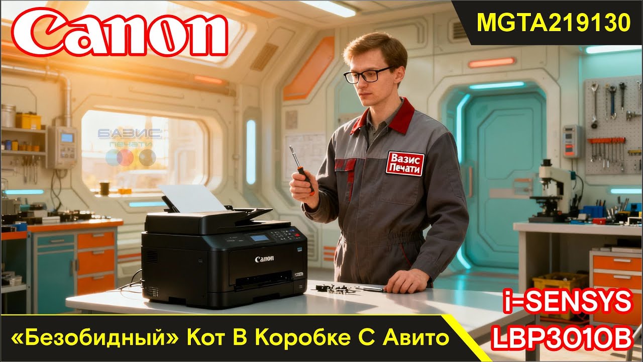 Canon i-SENSYS LBP3010B - MGTA219130 / «Безобидный» Кот В Коробке С Авито