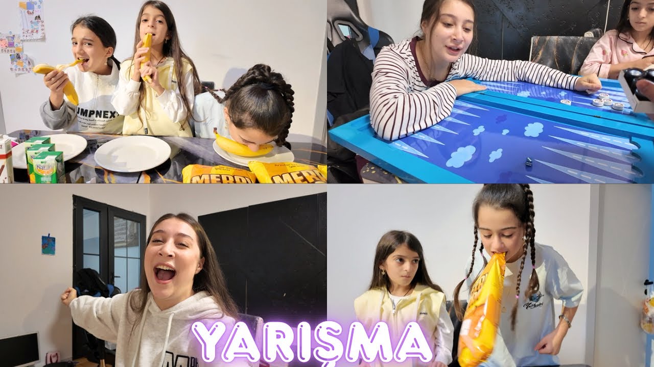 TEK EL , CÜT EL , ELSİZ YEMEK YARIŞI 😍 