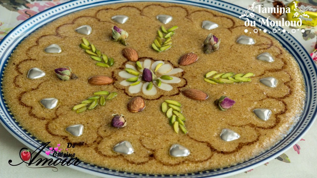 recette de tamina du mouloud avec toutes les astuces pour la réussir