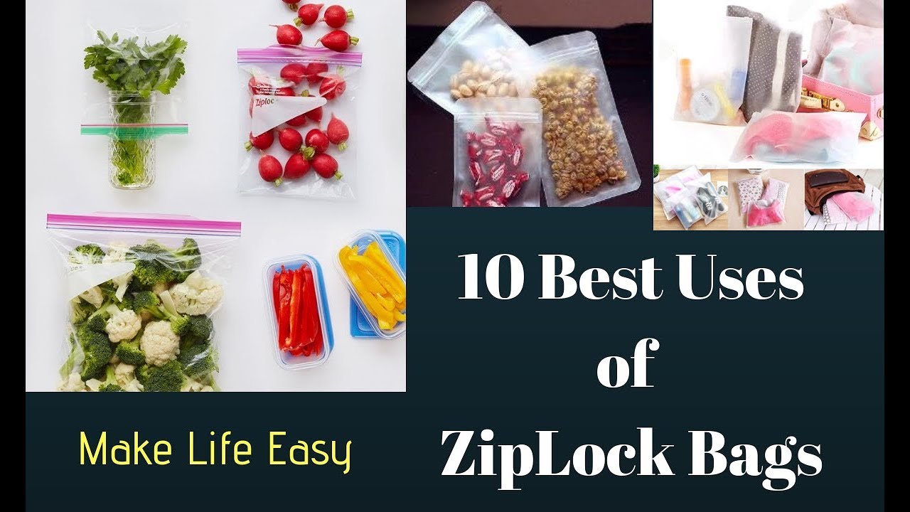 10 Best Uses of Zip Lock Bags | ZipLock Bag Tricks | Enjoy LivingSense