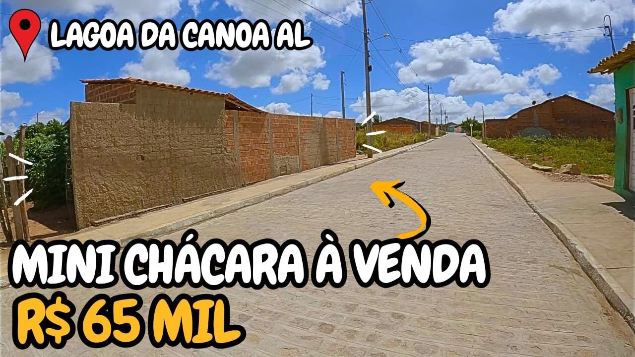 VENDE-SE MINI CHÁCARA LAGOA DA CANOA-AL