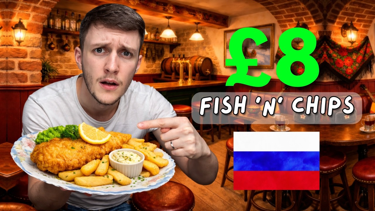 Russians Try Making Fish & Chips in Moscow Pub! Authentic or Fail?