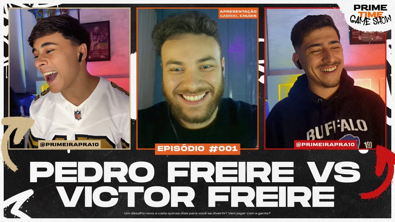 🕹️ PRIME TIME GAME SHOW #001 | Pedro Freire x Victor Freire | Uma disputa ELETRIZANTE até o FIM!