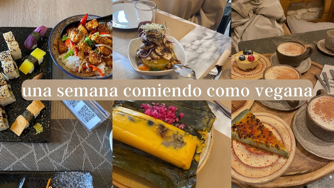 sitios veganos favoritos en madrid | qué como en una semana siendo vegana 🍣🍔🌱
