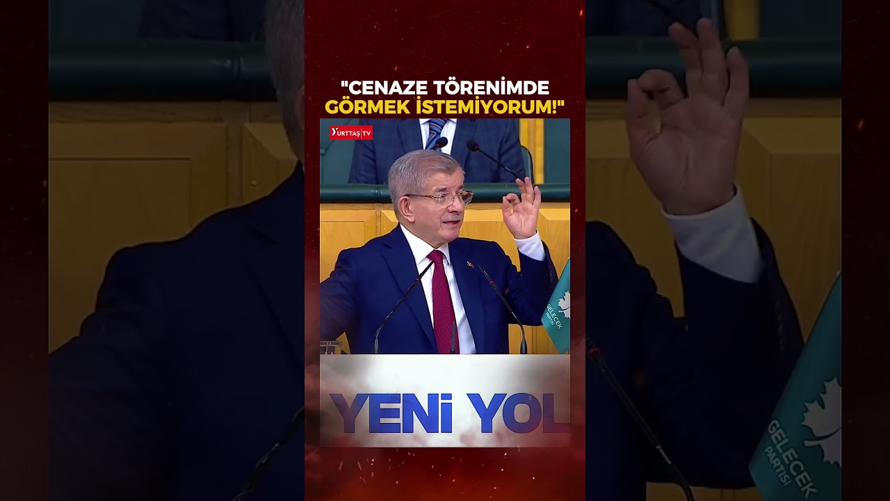 Ahmet Davutoğlu isyan etti: Hakkımda hayır şahitlik etmeyen kimseyi cenaze t&ouml;renimde istemiyorum!