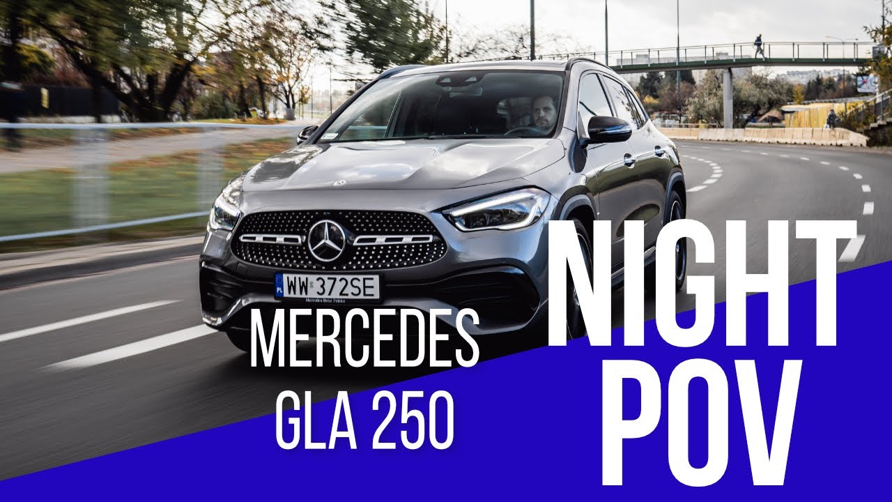 Mercedes-Benz GLA 250 (2020) - NIGHT WALKAROUND & POV | 4K