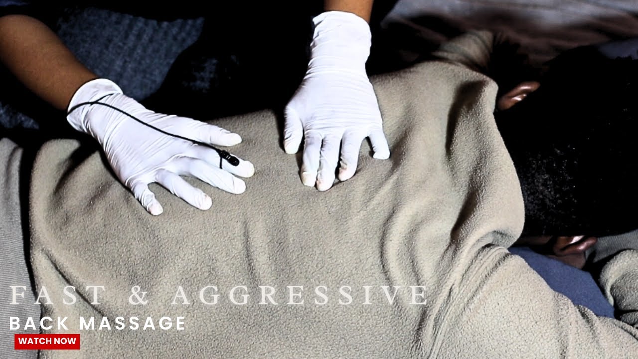 ASMR FAST & INTENSE AGGRESSIVE HEAD & NECK MASSAGE/ BODY MASSAGE