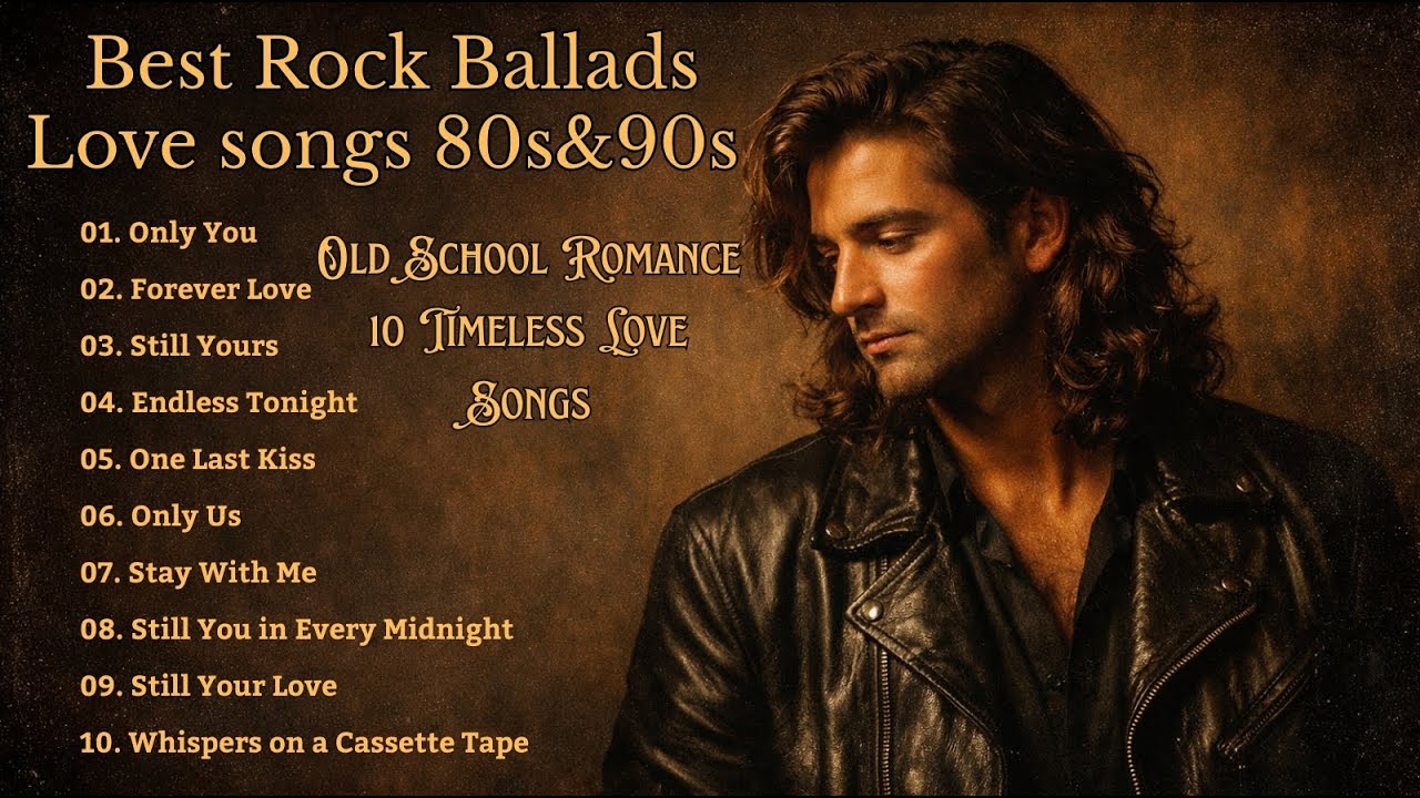 80s–90s Rock Ballad Love Songs 🎸 | Only You, Forever Love & Midnight Memories