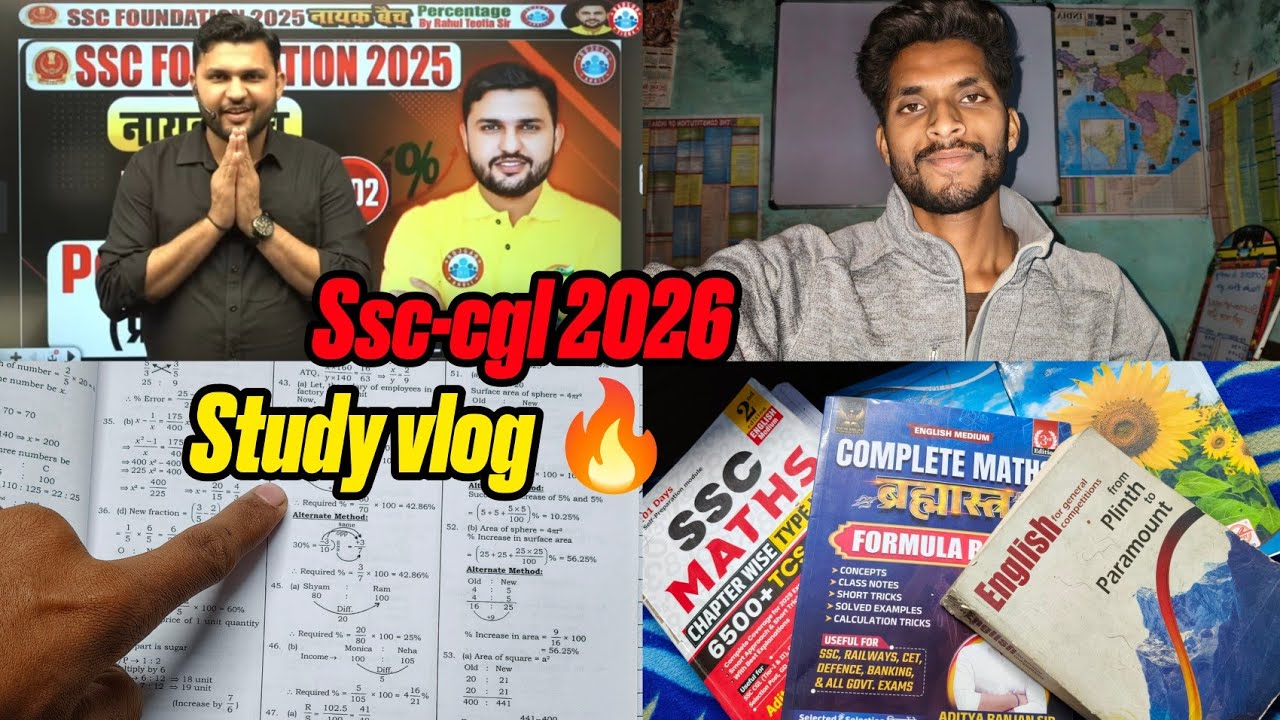 My Daily Routine for SSC CGL Preparation (2026)