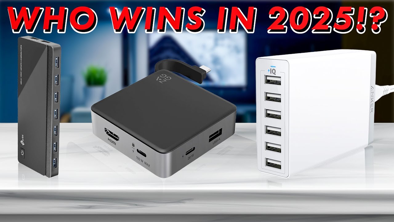 🔥 Top 5 Best USB HUBS [2025] ✅ Fast Transfer / Multiple Ports / Compact Design