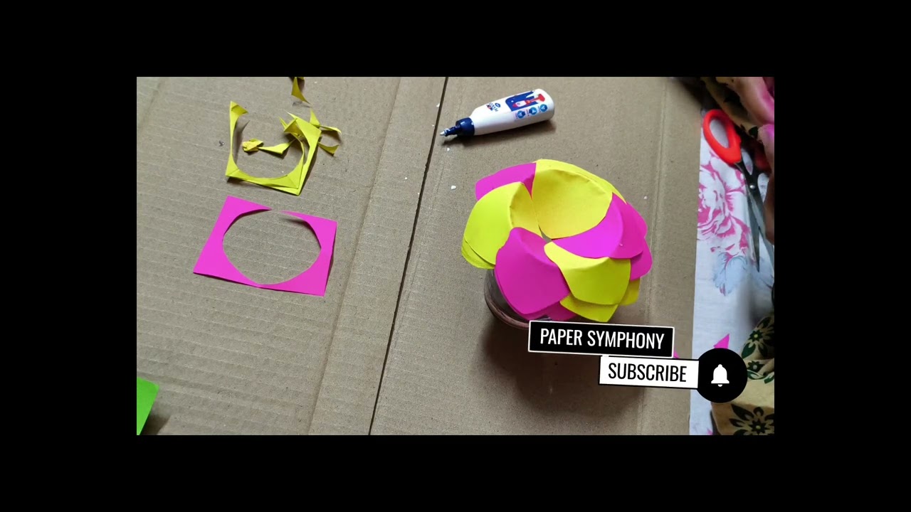 DIY Multicolored Paper Rose | Aesthetic Room Decor | Paper Symphony 🌹 @paper_symphony