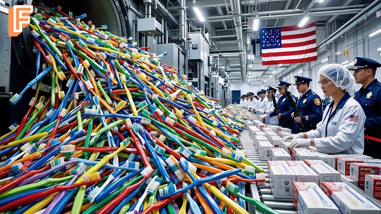 How Millions Of Toothbrushes Are Made Every Year Inside Massive Production Line