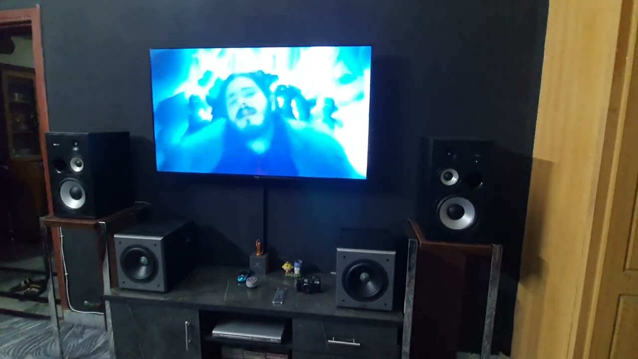 Edifier R2850 + Dual T5 SUBWOOFERS. GROUND SHAKING BASS