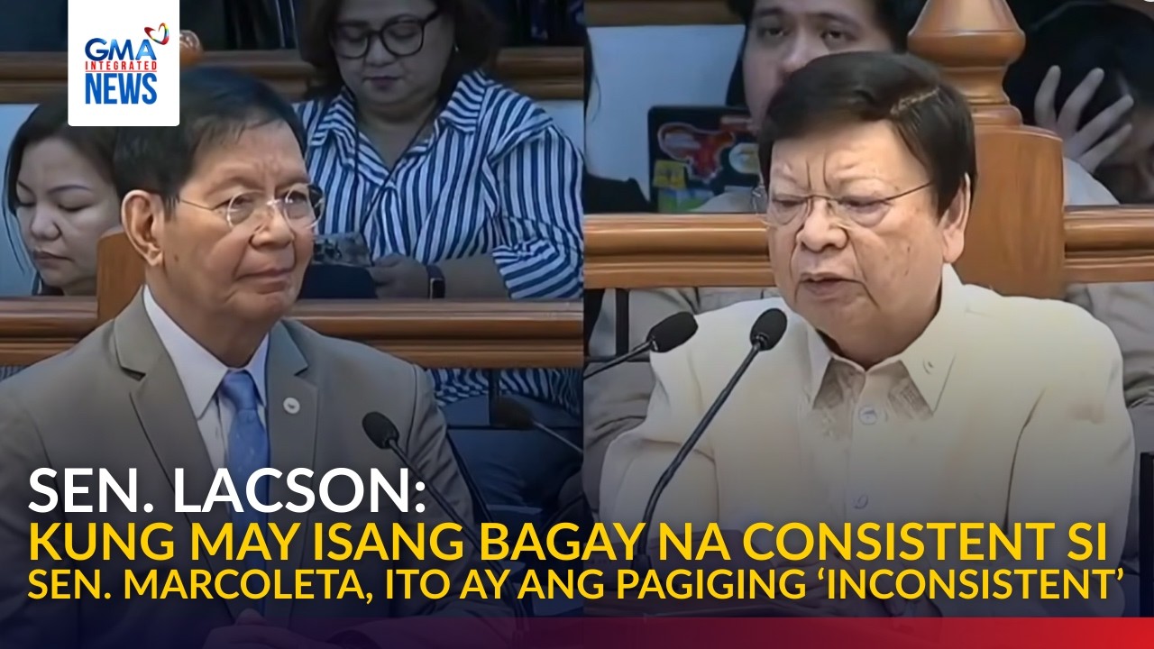 FULL - Lacson counters Marcoleta’s accusations, Senate debate heats up | GMA Integrated News