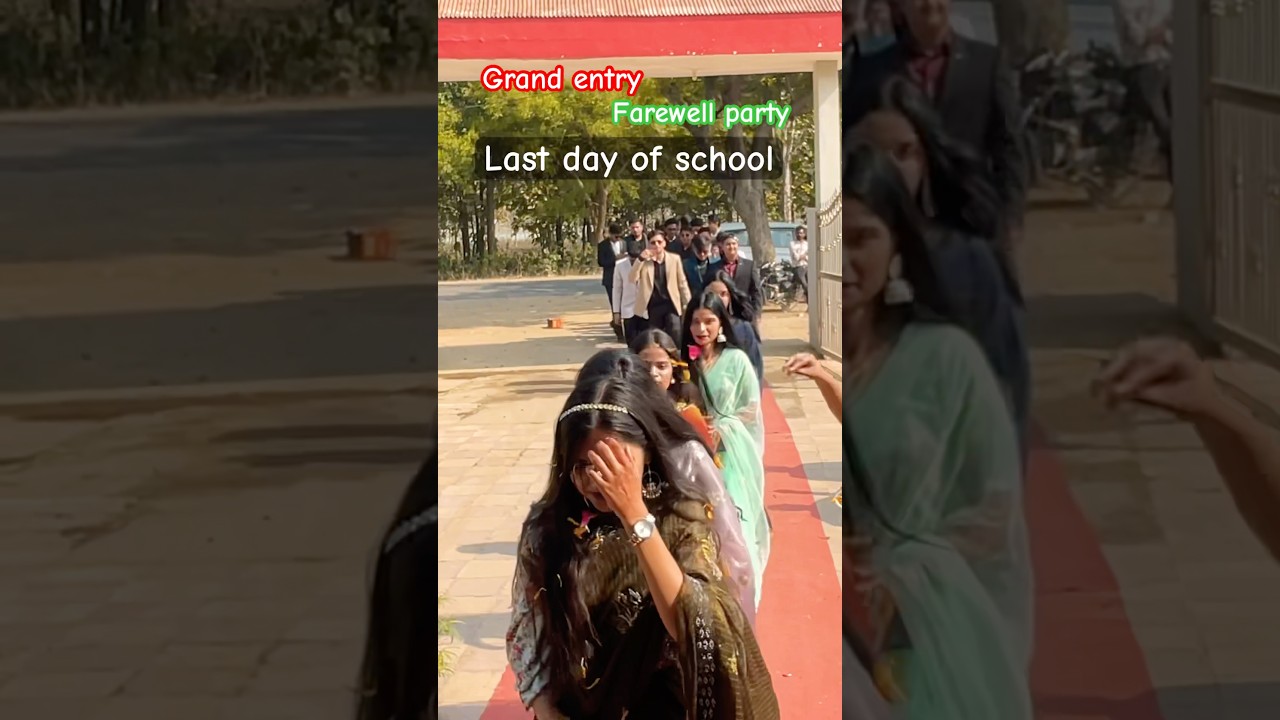 Last day of school| Farewell #school #fun #schooldays #memories #students #ram #love #happy #feeling