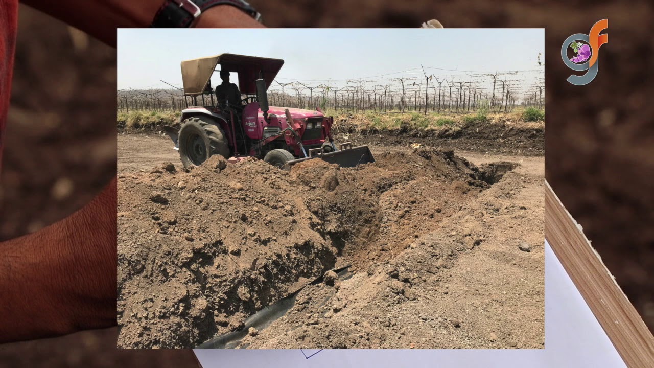 Drainage installation method by soil expert Ganesh More