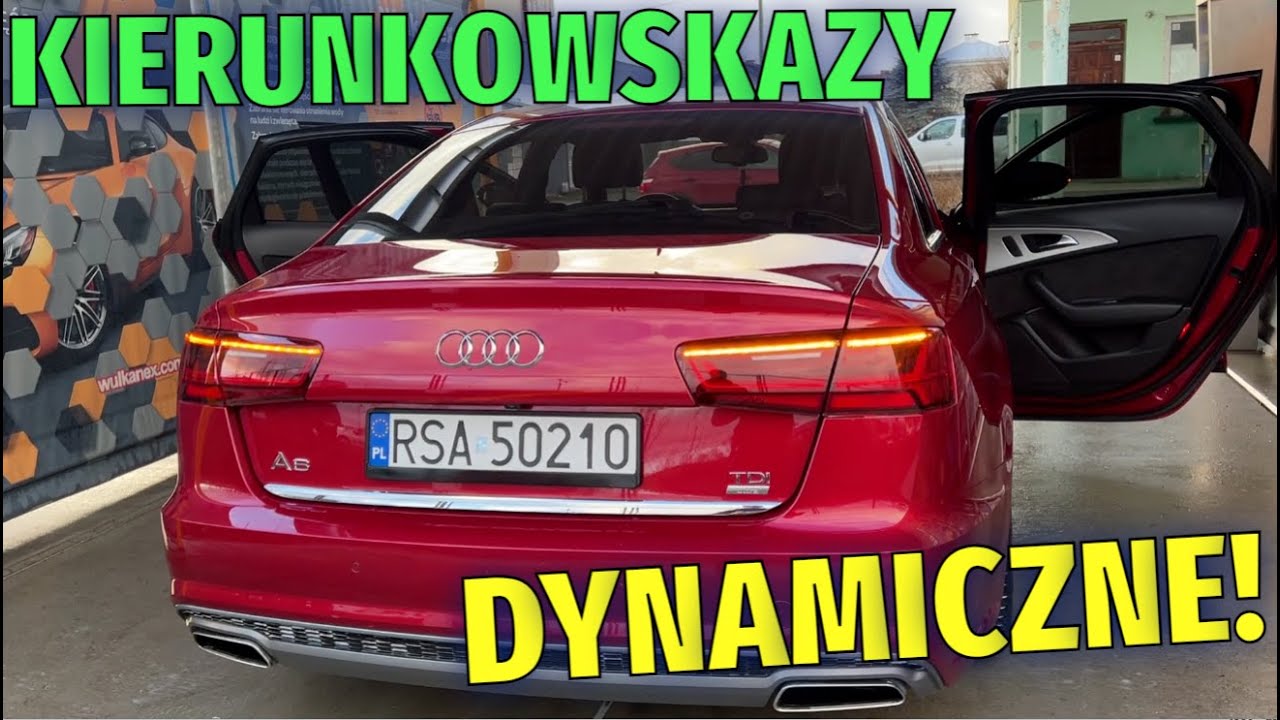 Montaż kierunkowskazów dynamicznych SEMI DYNAMIC AUDI A6 C7