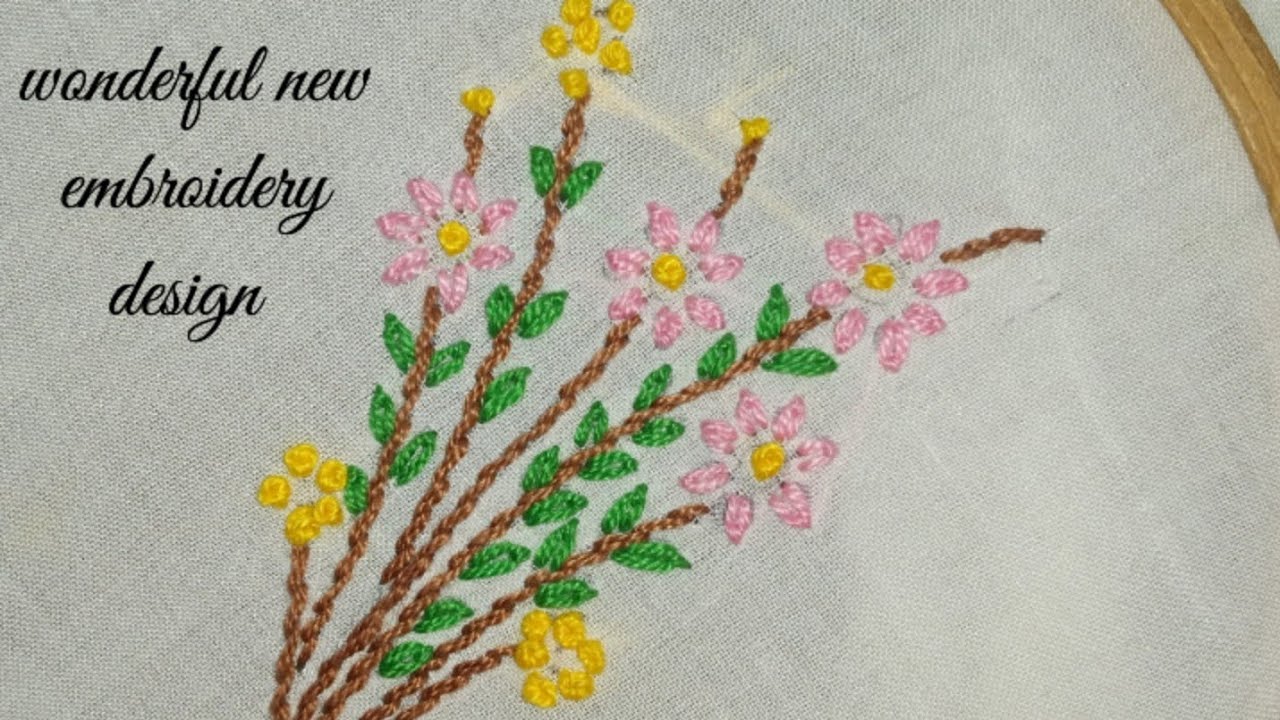 Wonderful New Embroidery design (Flowers) by Discover Embroidery
